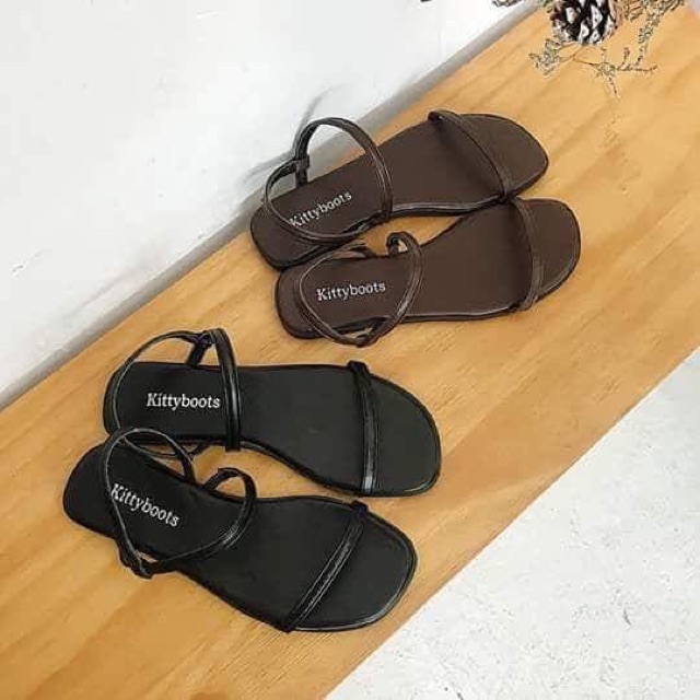 Sandal quai ngang