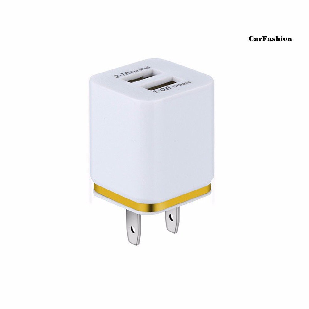 Củ sạc 2 cổng đầu USB cao cấp ,củ sạc kép kết nối điện áp 5V 2.1A , sản phẩm chất lượng tiện lợi sử dụng 5.0