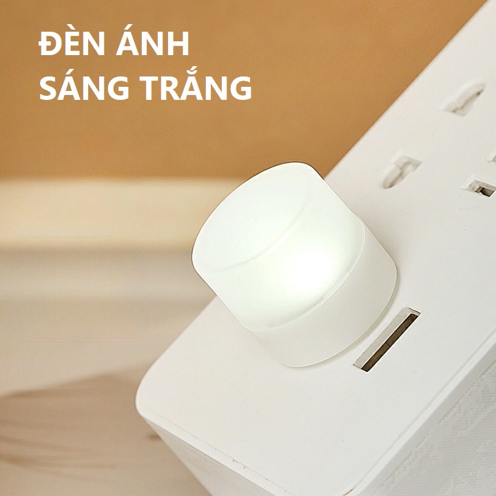 Đèn led mini đầu usb siêu sáng, bóng led nhỏ gọn đa năng có thể làm đèn ngủ