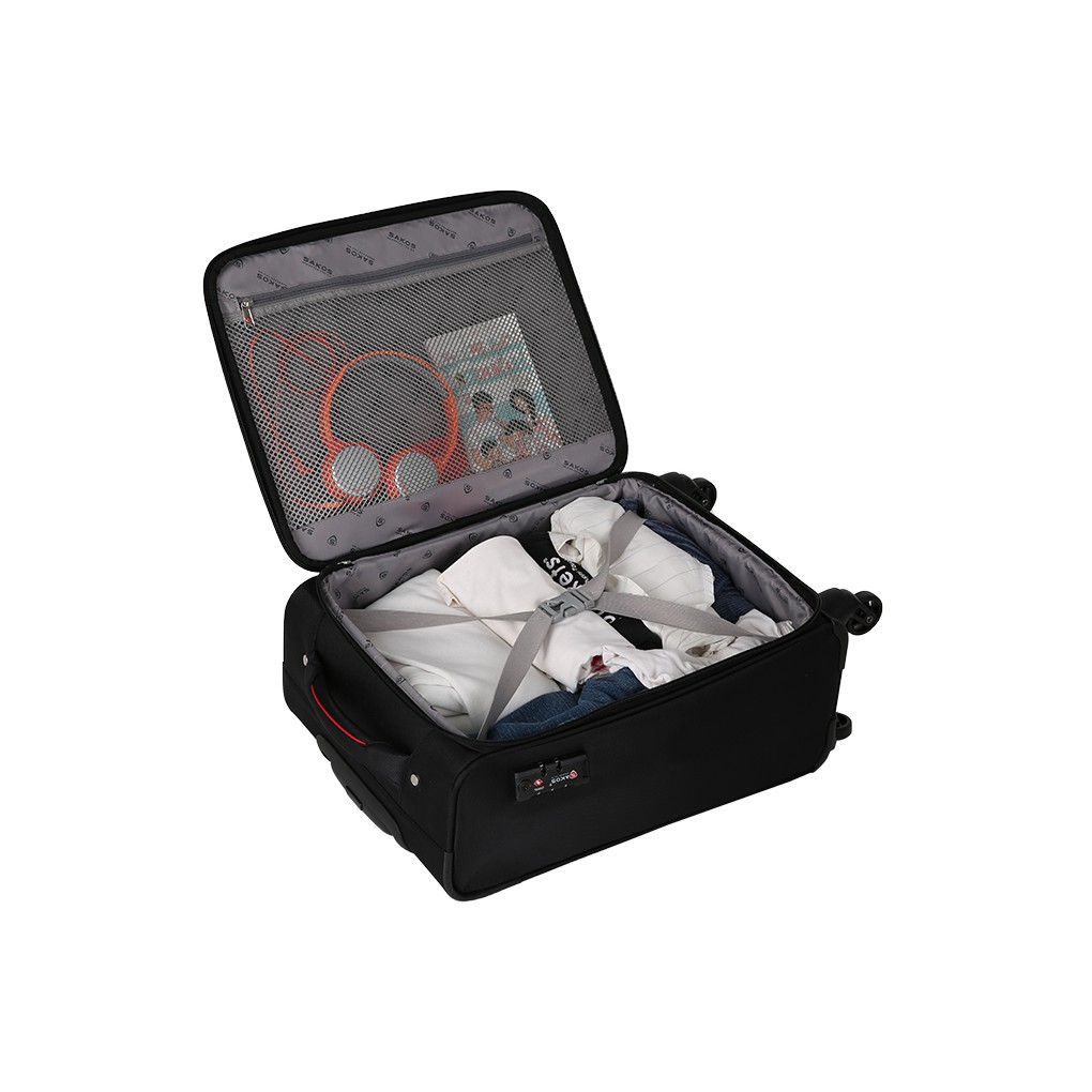 Vali Kéo Vải Du Lịch SAKOS STARLINE 5 - Size S / Xách Tay  - Khóa TSA - Chống Thấm, Trượt Nước