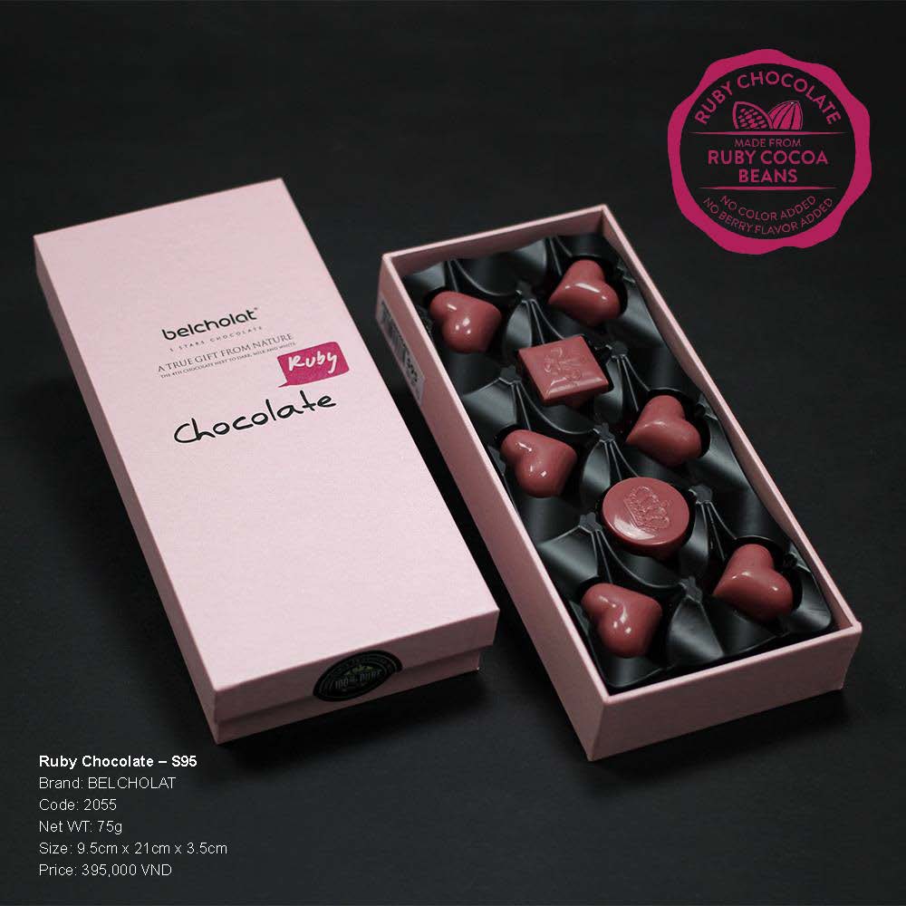 Hộp Sô cô la Ruby Chocolate / S95