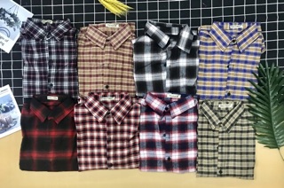 Sơ mi kẻ caro basic