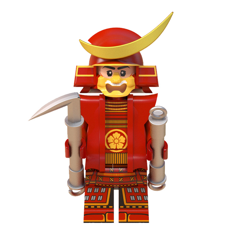 Bộ Đồ Chơi Lắp Ráp Mô Hình Chiến Binh Samurai Mini Cho Bé