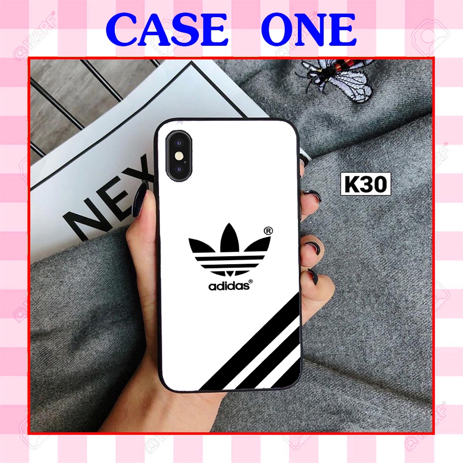 Ốp lưng lp in hình adidas nhám viền đen 5/5s/6/6plus/6s/6splus/7/7plus/8/8plus/x/xr/xs/11/12/pro/max/plus/12promax