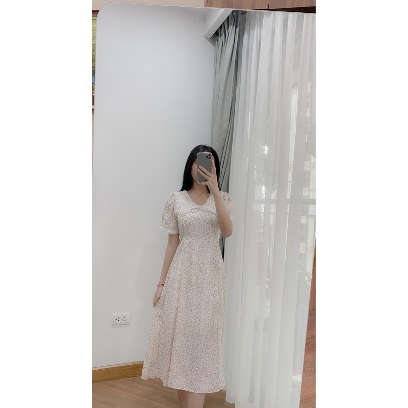 [Mã FAGREEN245 giảm 10% tối đa 30K đơn 99K] Đầm - váy cổ ren 3 màu 0205
