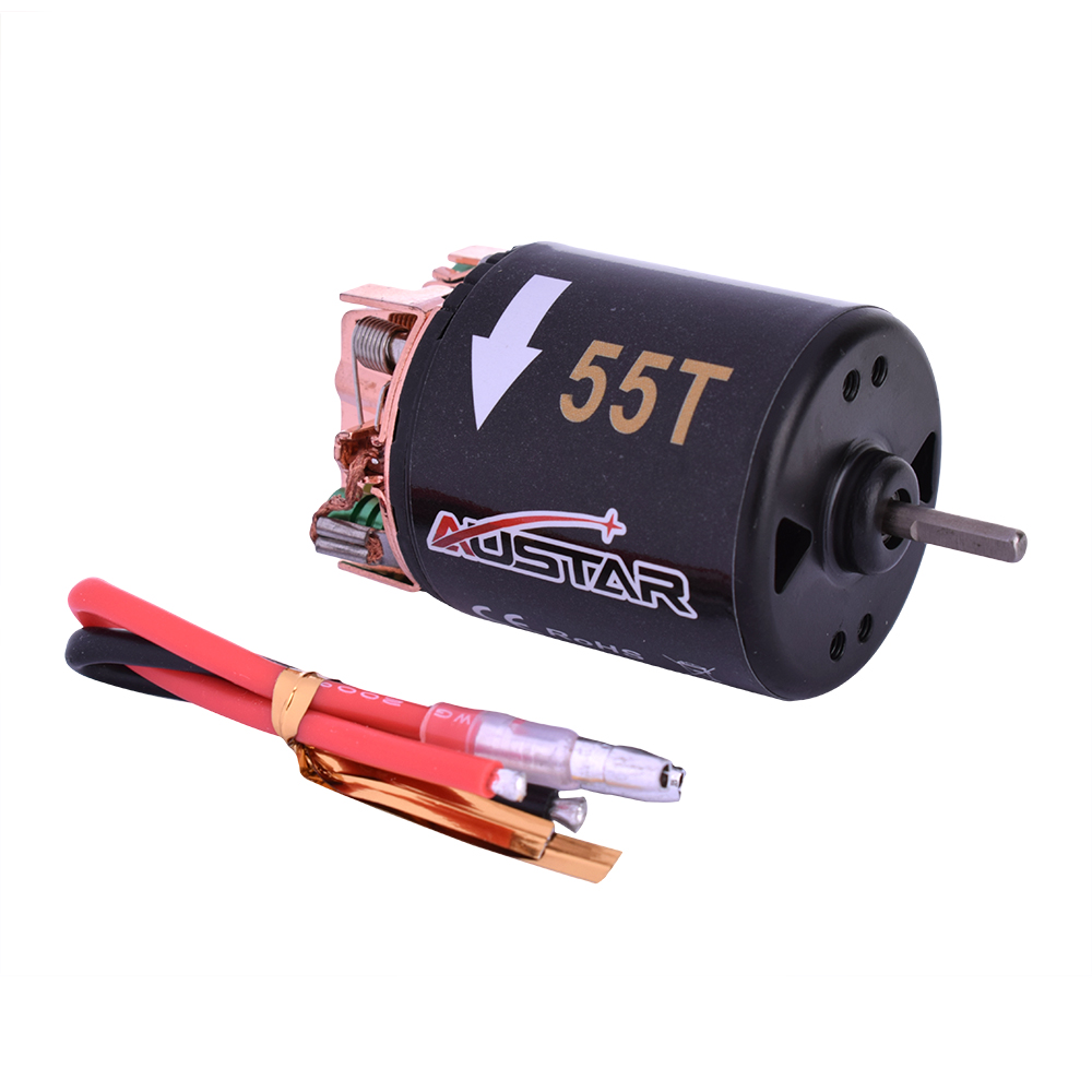 AUSTAR Brushed Motor RC Parts RS-540 27T 35T 45T 55T Brushed Motor for 1/10 Axial SCX10 D90 Crawler Drift RC Car 