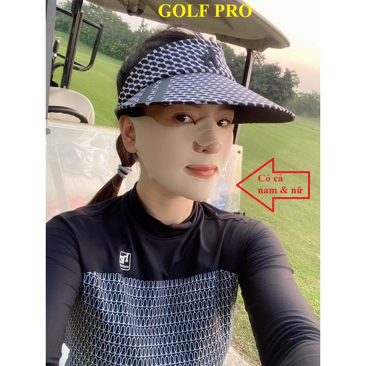 Mặt nạ golf nam nữ Collagen chống nắng dưỡng da mặt khi lên sân nhập khẩu Hàn Quốc 1 chiếc