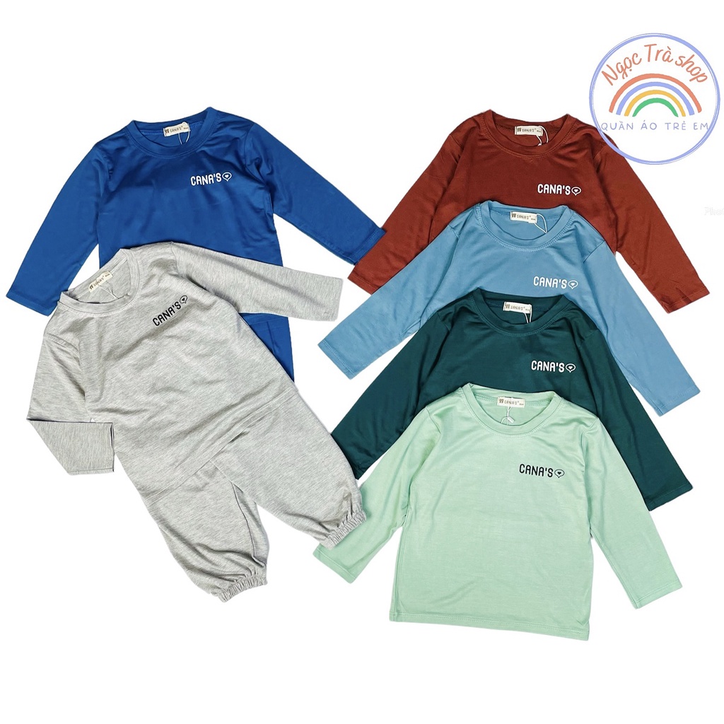 SIZE(7-30kg)FREE SHIPBộ ALIBABA Dài Tay Thun Lạnh Hàng Chuẩn Dể Thương Cho Bé Gái Bé Trai Đủ Màu