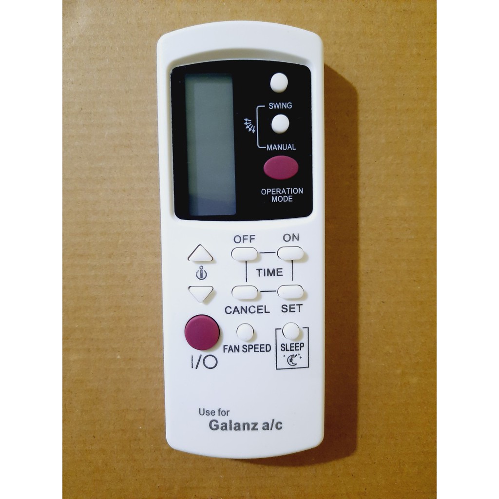 Remote Điều khiển điều hòa Galanz các dòng Galanz 1&amp;2 chiều Inverter- Hàng loại tốt mới 100% Tặng kèm Pin