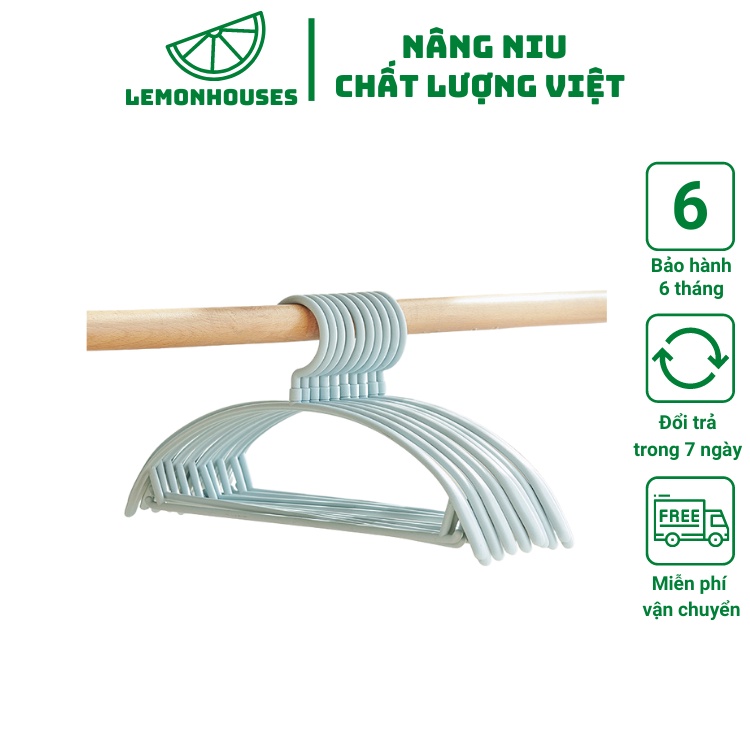 Móc Quần Áo Nội Địa Xoay 360 độ Nhựa Cao Cấp Không Biến Dạng Quần Aó Size 40cm cực bền