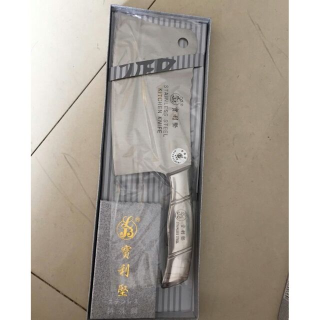 Dao xương inox xám 9999