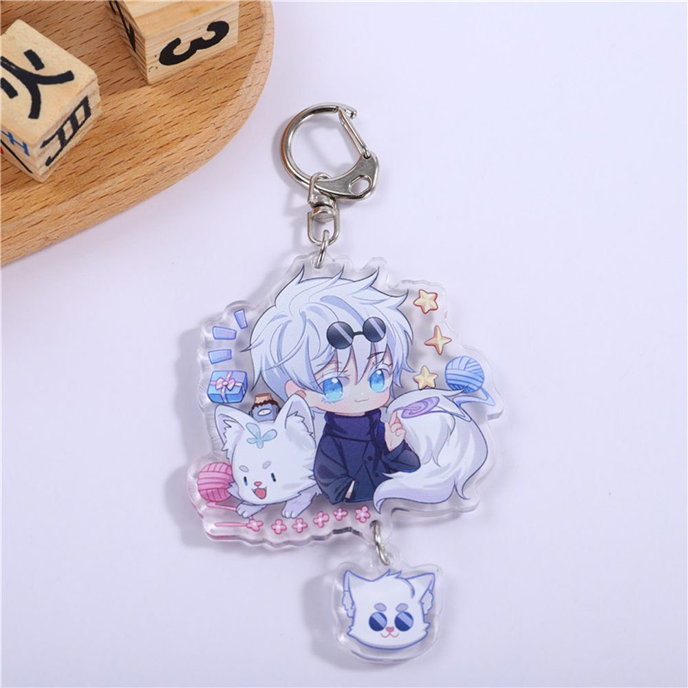 Móc khóa bằng acrylic hình nhân vật anime Fushiguro Megumi Yuji Itadori