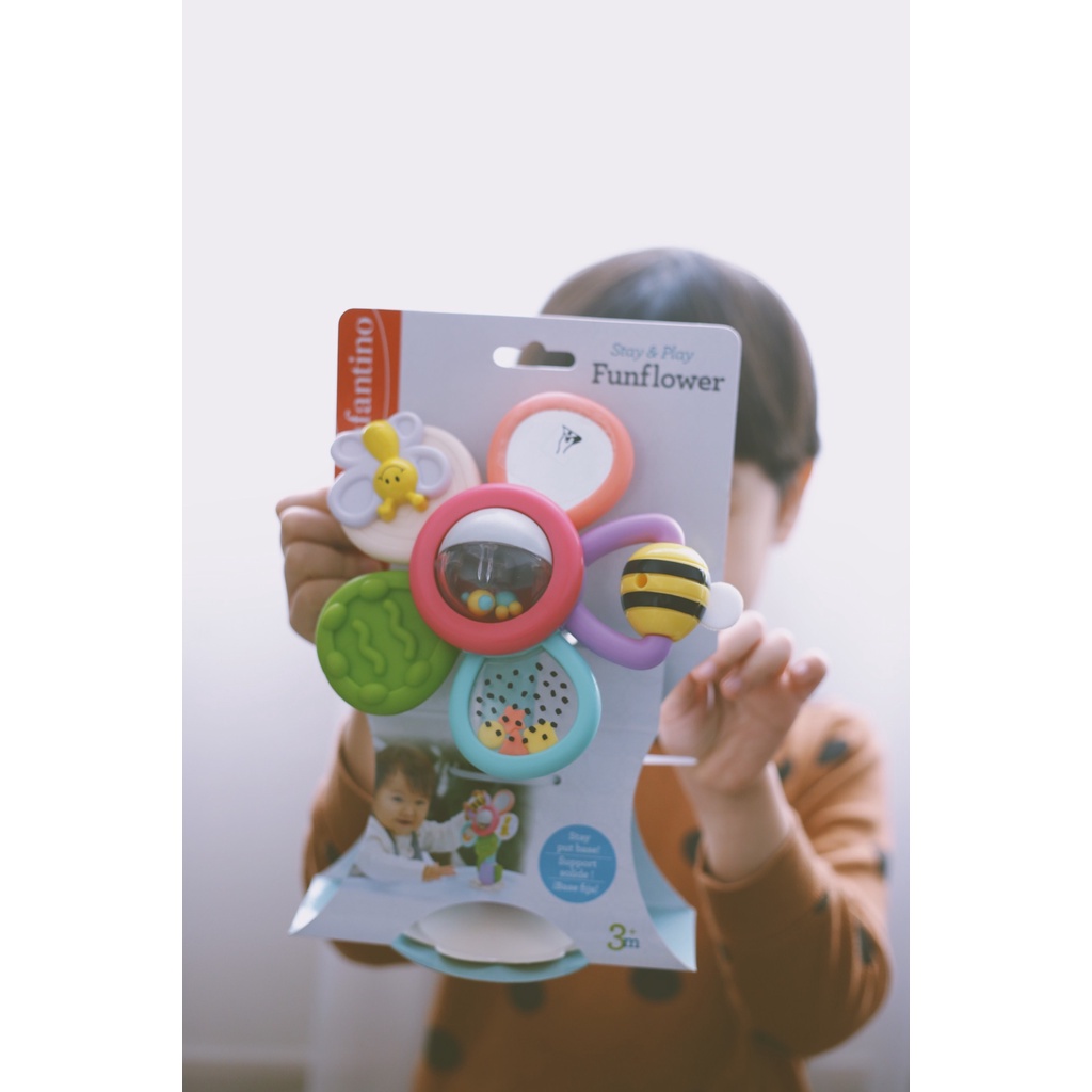 Đồ chơi hỗ trợ khám phá giác quan hình hoa Infantino STAY & PLAY FUNFLOWER