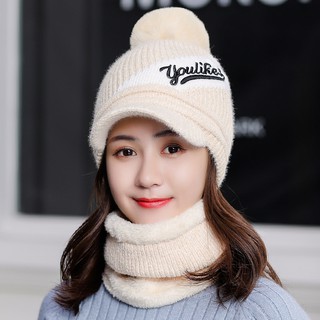 mũ len trùm tai giữ ấm cho bé