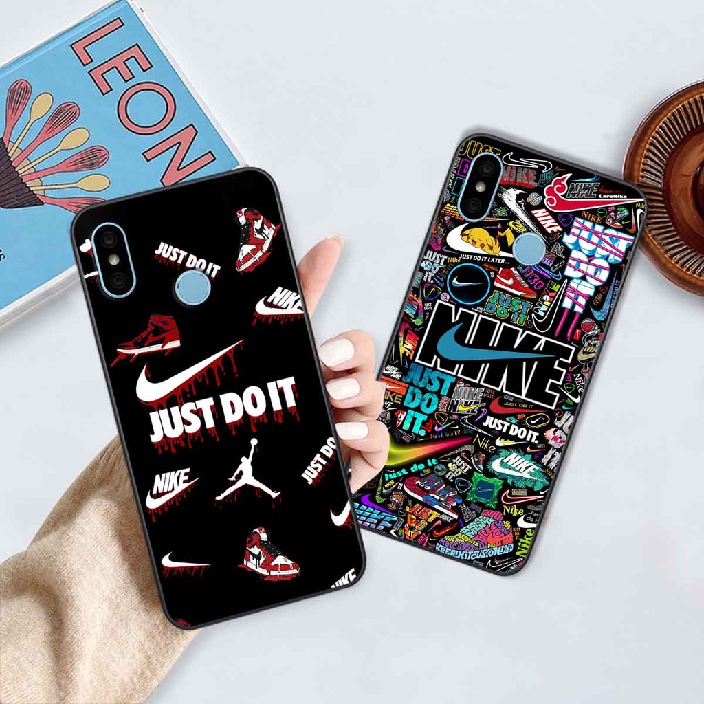 Ốp Xiaomi Redmi 6 Pro / Mi A2 Lite in hình thương hiệu L.V, N.I.K.E cá tính, đẳng cấp