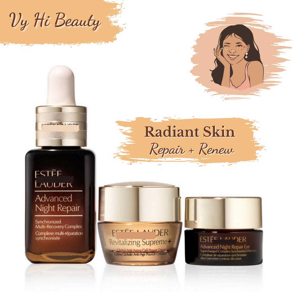 Set Estee Lauder Radiant Skin Repair + Renew 3 món