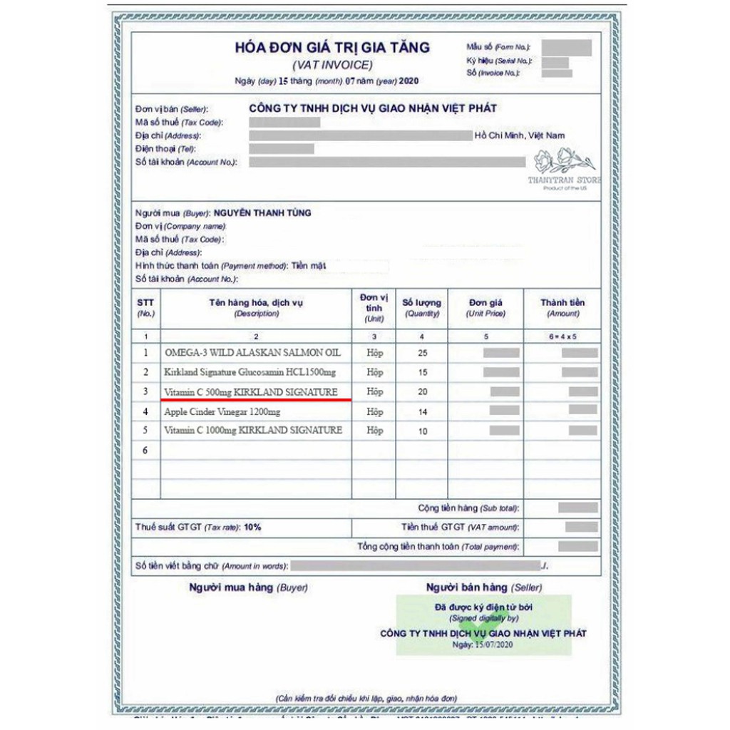 Vitamin C Kirkland - Viên Ngậm Vitamin C 1000mg, 500mg, Kirkland Signature Cheweble 500v