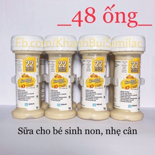 [48 ống] Sữa nước Similac Neosure 59ml 22 kcal/fl oz cho trẻ sinh non, nhẹ cân