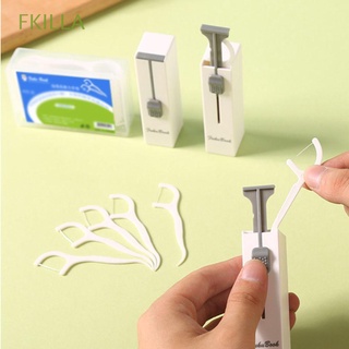 Hộp đựng tăm xỉa răng mini tự động chống nước chống bụi dùng một lần