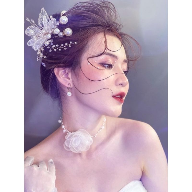 cài tóc cô dâu xinh 70k