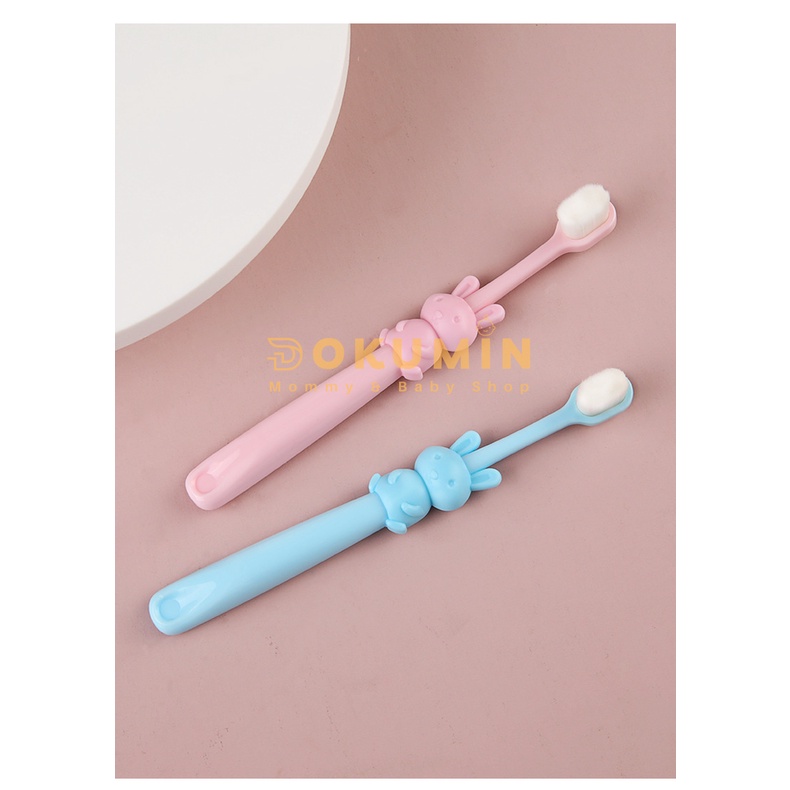 Bàn Chải Đánh Răng Cho Bé Mini Soft siêu mềm 1 tuổi 2 tuổi 3 tuổi an toàn cho bé DOKUMIN BC0104