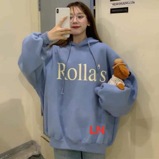 Áo hoodie nỉ bông Rolla’s