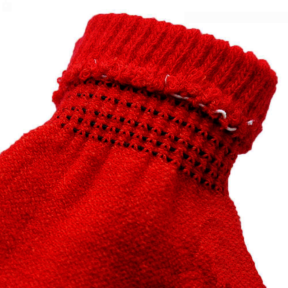 Găng tay đan len màu trơn giữ ấm cho bé trai và bé gái