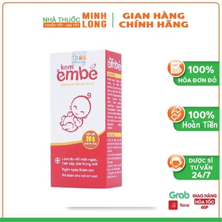 Kem Em Bé - Làm dịu vết mẩn ngứa, rôm sẩy, côn trùng đốt. Ngăn ngừa thâm sẹo. An toàn cho trẻ sơ sinh