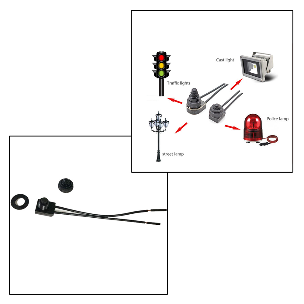 Bộ 5 Công Tắc On-off 12v Chống Thấm Nước Kèm 4 Công Tắc