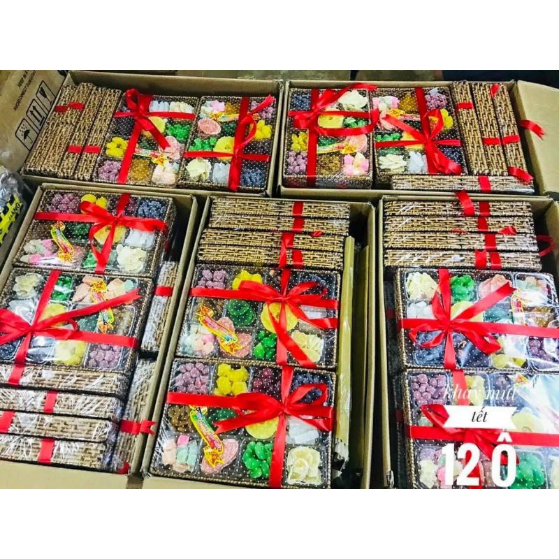 🎋 KHAY MỨT TẾT 12 Ô ĐỦ VỊ SIÊU NGON🎋 | BigBuy360 - bigbuy360.vn