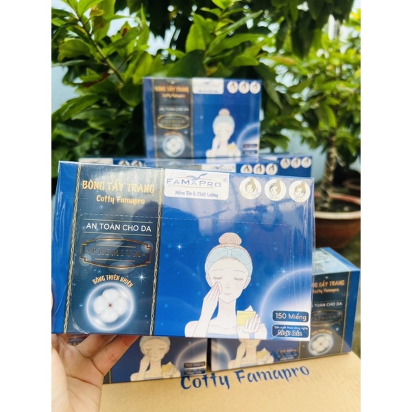 BÔNG TÂTY TRANG FAMPRO (150 miếng)