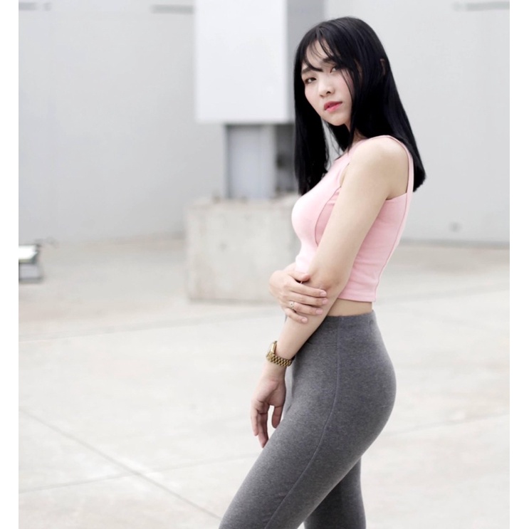 Quần legging trơn nữ Đen và Xám AGE2X hàng VNXK đạt tiêu chuẩn chất lượng cao