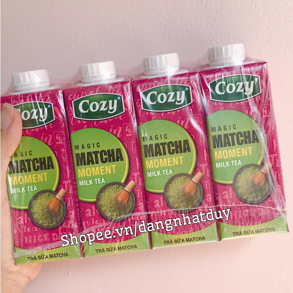 {1 LỐC} TRÀ SỮA Cozy Đào 🍑Matcha 🌿