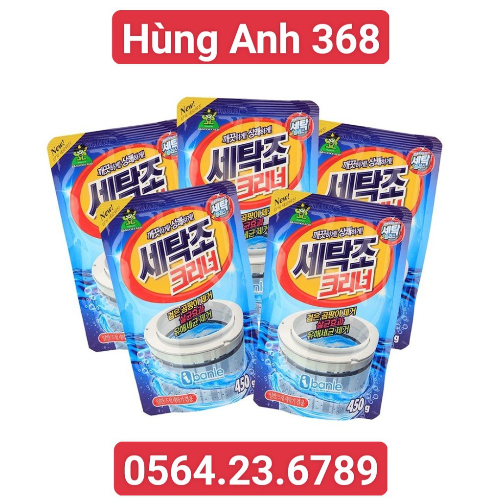 BỘT TẨY LỒNG GIẶT HÀN QUỐC 450G - TẨY RỮA CỰC MẠNH