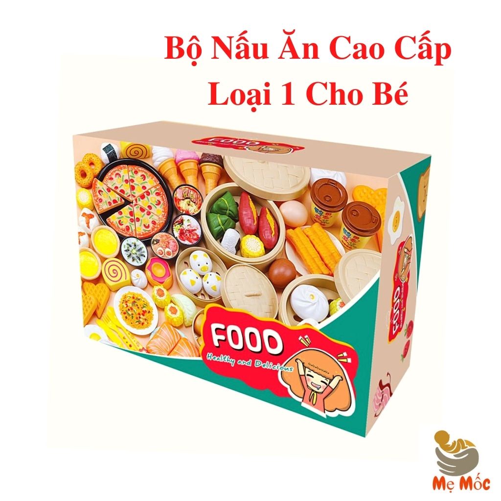 Đồ Chơi Nấu Ăn 88 Chi Tiết Cho Bé Thóa Sức Sáng Tạo, Tư Duy Thông Minh- Shop Mẹ Mốc ,NA88