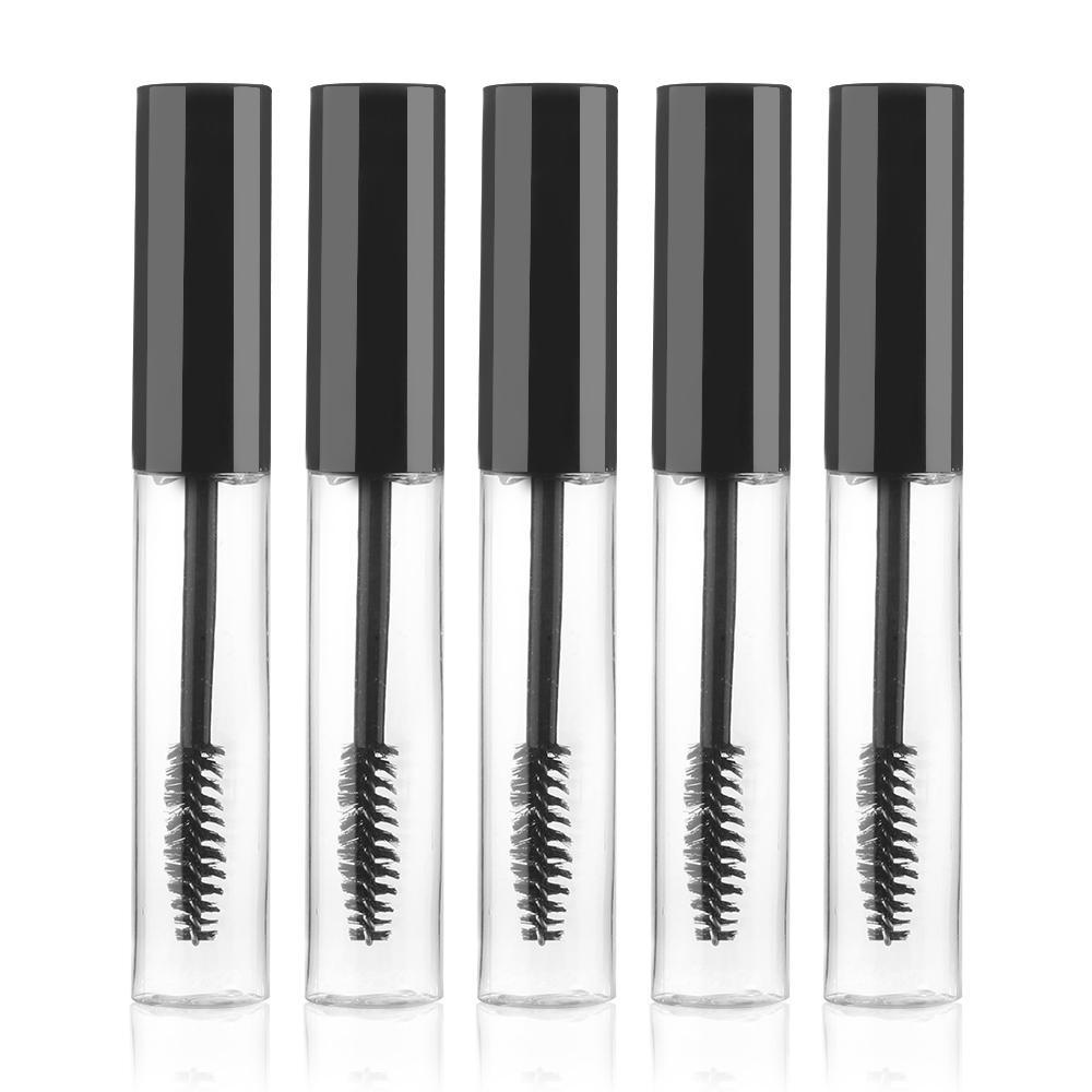 Set 5 Tuýp Mascara Rỗng 10ml Kèm Cọ Chuốt Mi Tiện Dụng