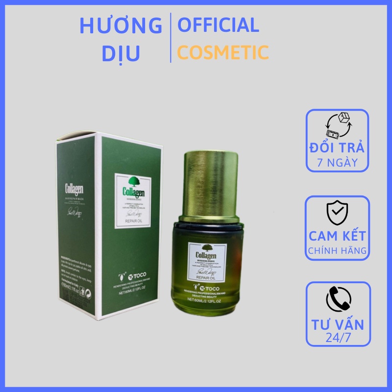 Tinh Dầu Dưỡng Tóc Toco collagen 60ML[CHÍNH HÃNG]