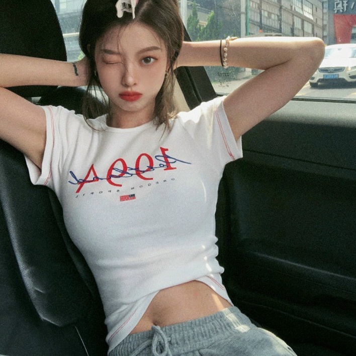 Áo croptop body, croptop nữ tay ngắn chữ Padblood phong cách sexy quyến rũ dễ dàng phối đồ