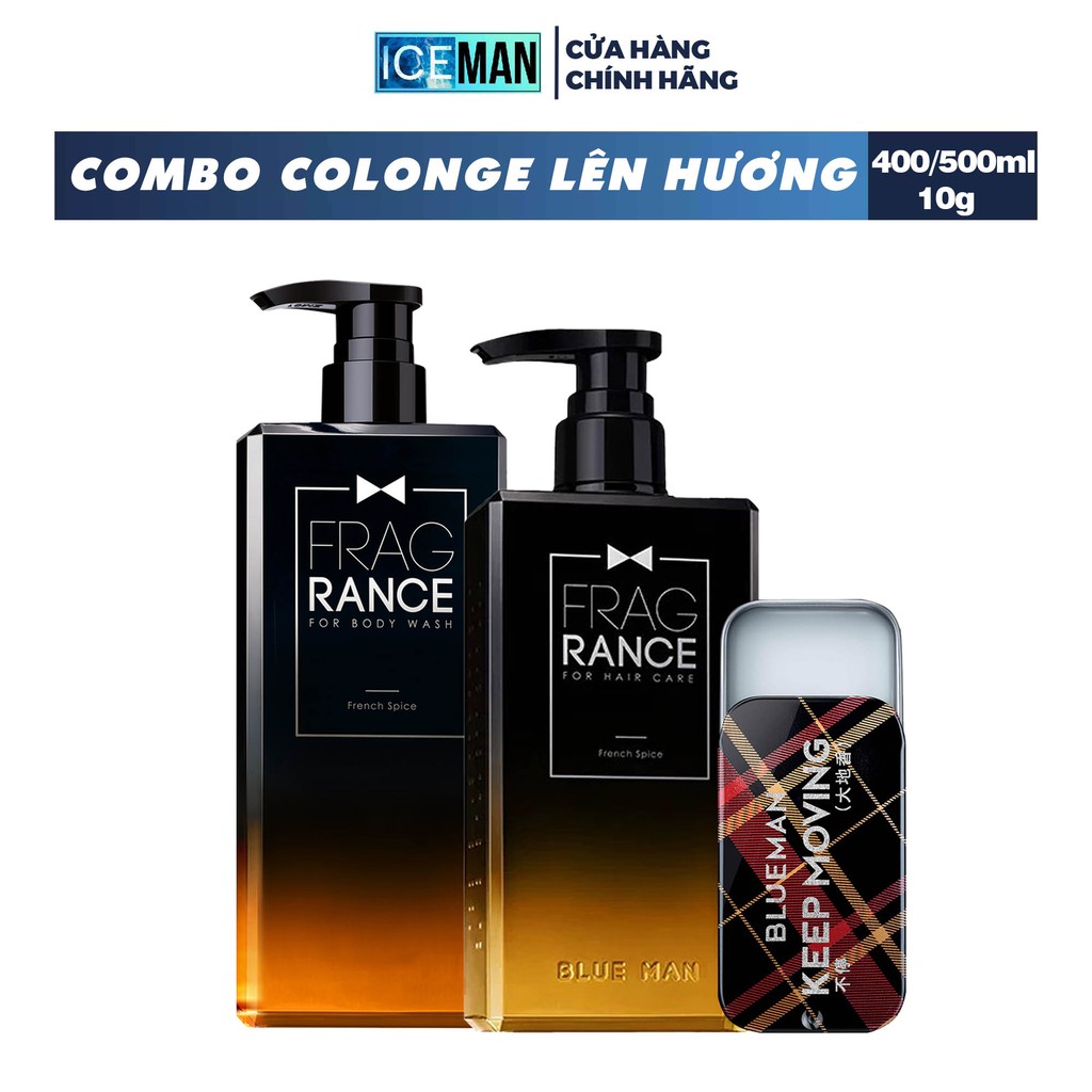 Bộ 3 Combo Sữa Tắm Nam Colonge &amp; Dầu Gội Dưỡng Tóc &amp; Nước Hoa Khô Thơm Thanh Lịch ZL175 ZL85 ZL98