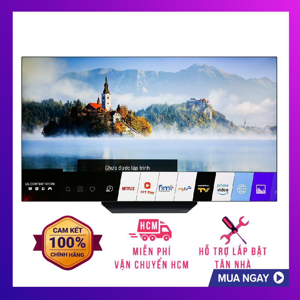 MiỄN PHÍ LẮP ĐẶT - Smart Tivi OLED LG 4K 65 inch 65B9PTA - [CHỈ GIAO HCM]