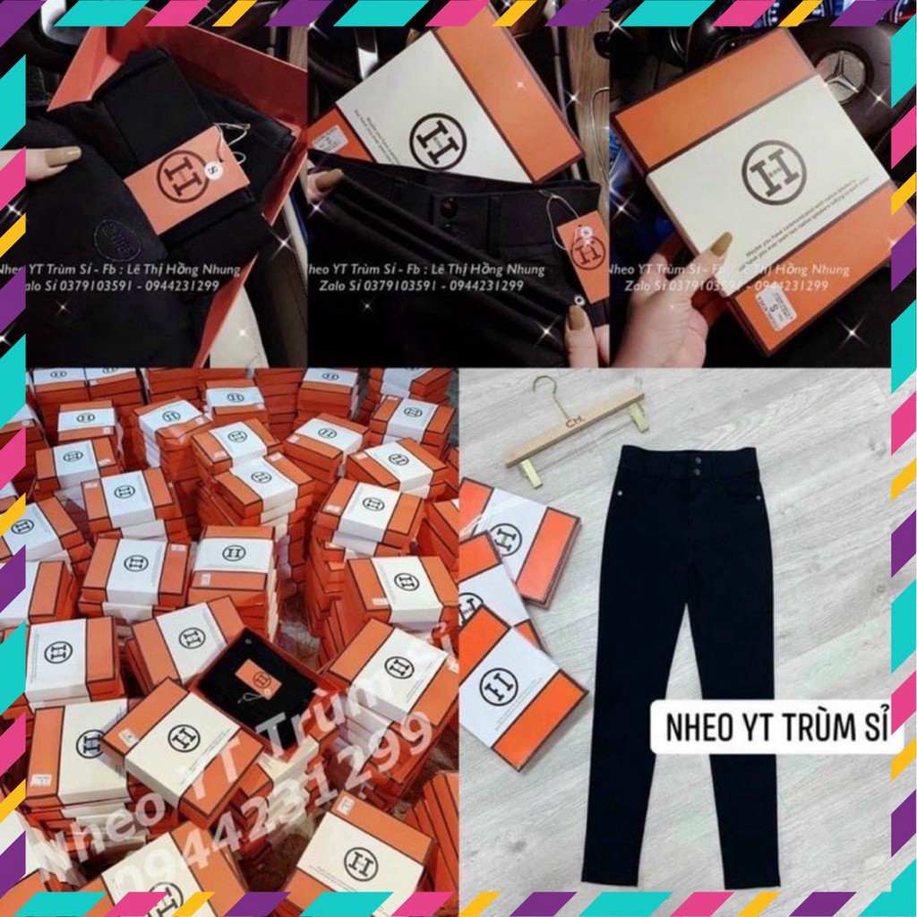 QUẦN LEGGING 2 KHUY HỘP CAM FULL HỘP HÀNG SIÊU ĐẸP !!