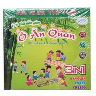 Bộ trò chơi ô ăn quan 3 trong 1