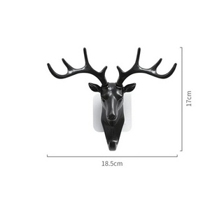 Convenient multi-function hat/key hanger deer head wall hook