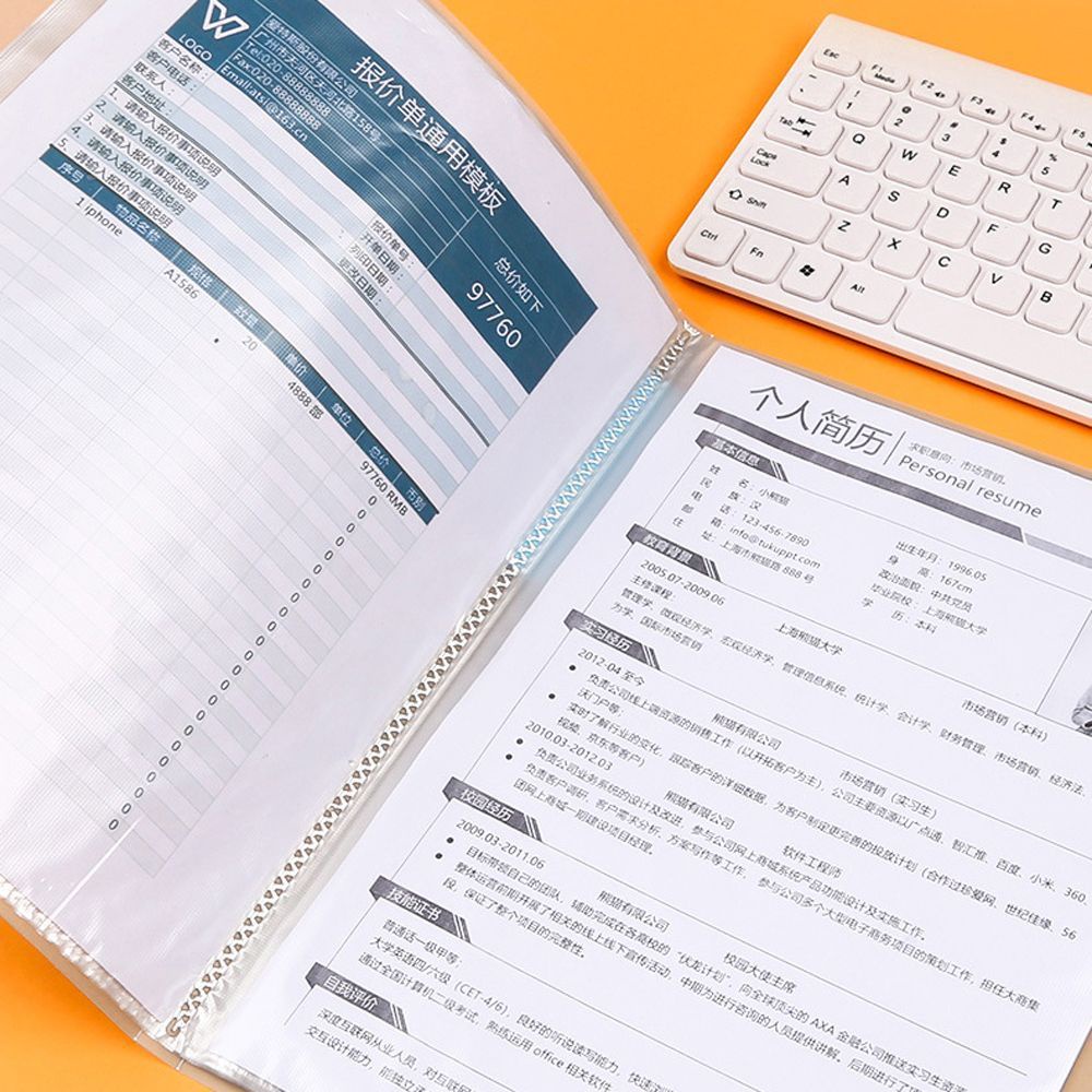 ELLSWORTH Sổ đựng tài liệu văn phòng phẩm bằng nhựa PP cỡ A4