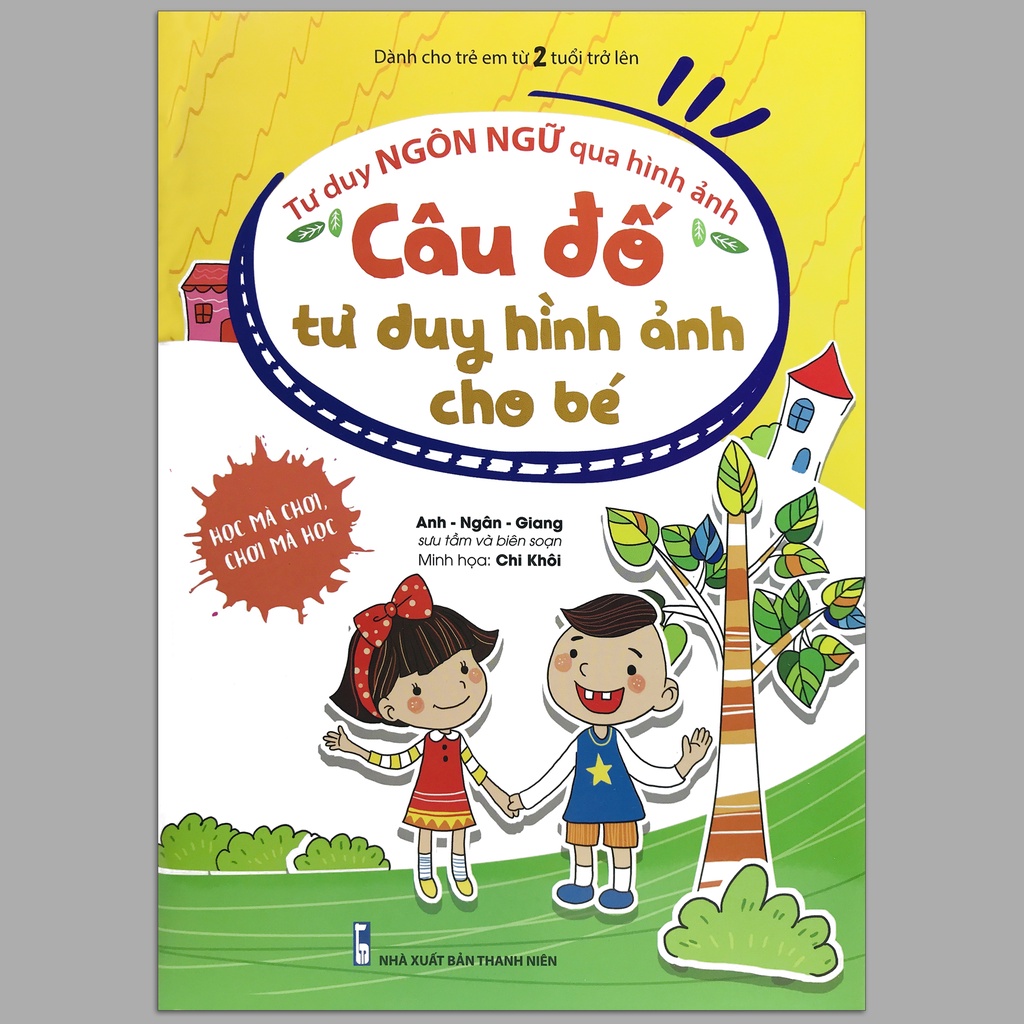 Sách - Tư duy ngôn ngữ qua hình ảnh - Dành cho trẻ em từ 2 tuổi trở lên (Bộ 4 quyển, lẻ tùy chọn))