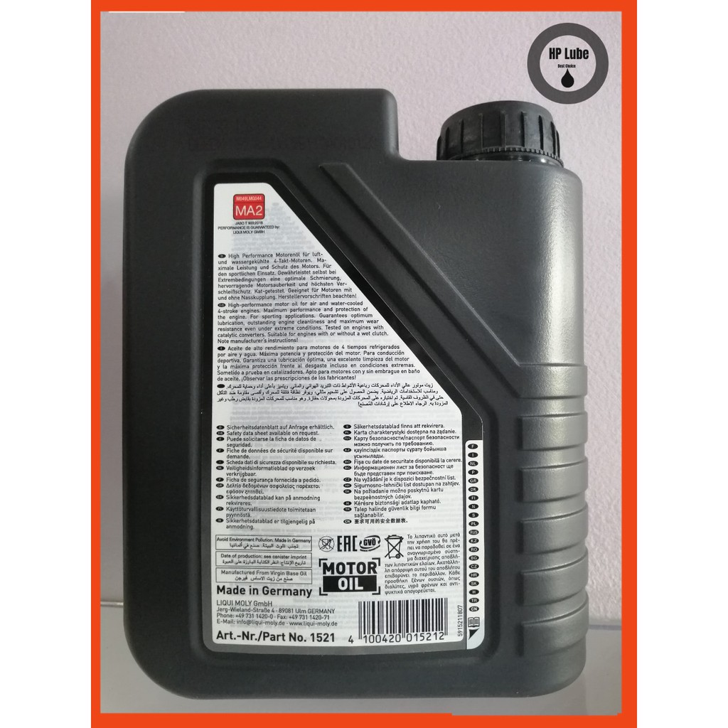 Nhớt Liqui Moly Motorbike Street 4T 10W40