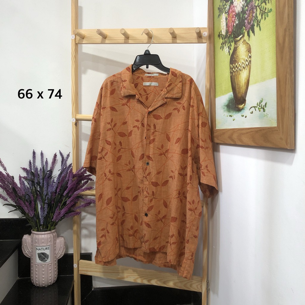 Áo sơmi hawaii Mỹ 2hand phong cách vintage , áo somi vải lanh hàng loại 1 họa tiết đa dạng