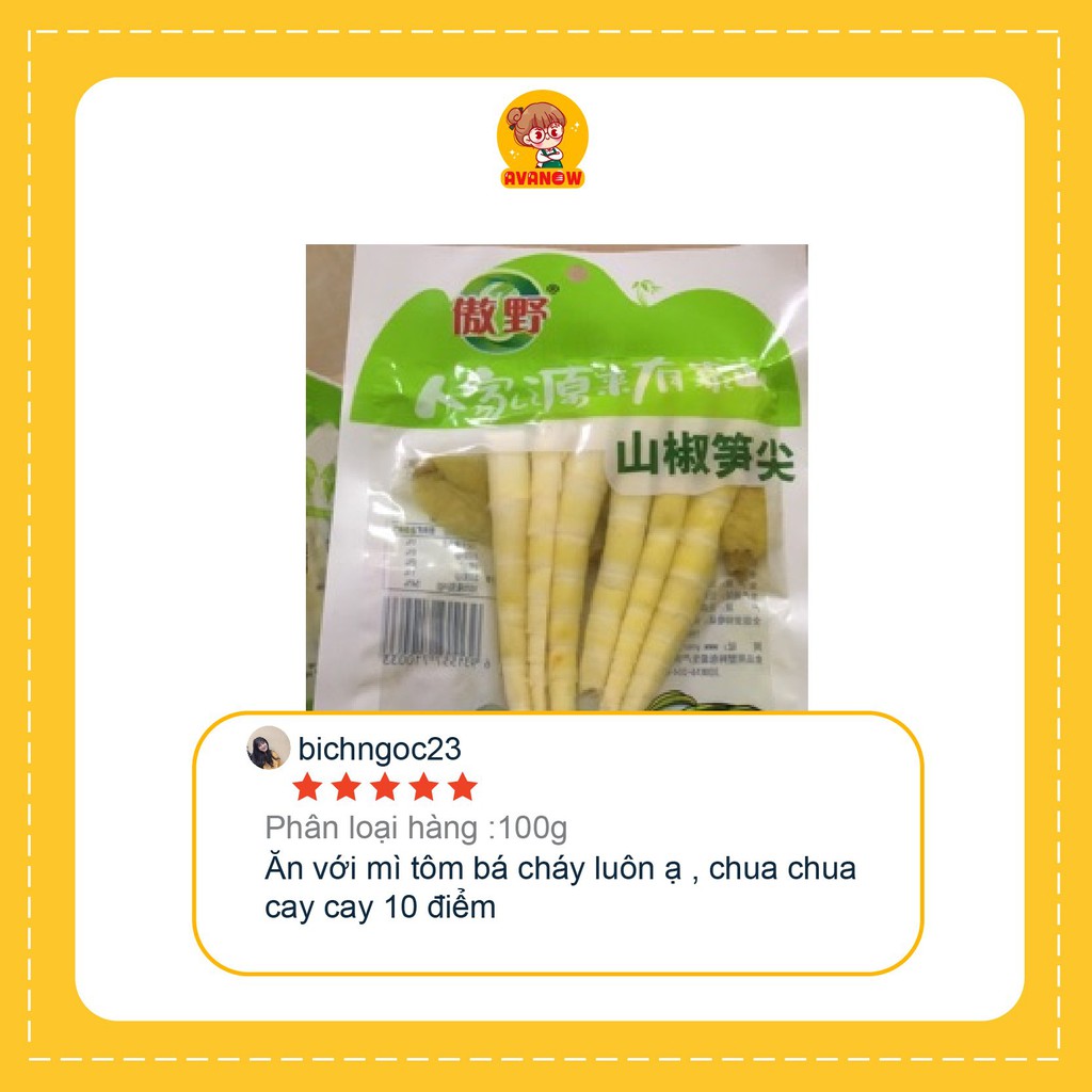 Măng trúc cay siêu giòn Tứ Xuyên 100g 🍣 Avanow 🍣 đồ ăn vặt trung quốc | BigBuy360 - bigbuy360.vn
