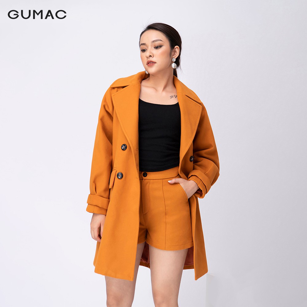 Quần short dạ cơ bản GUMAC QA11261