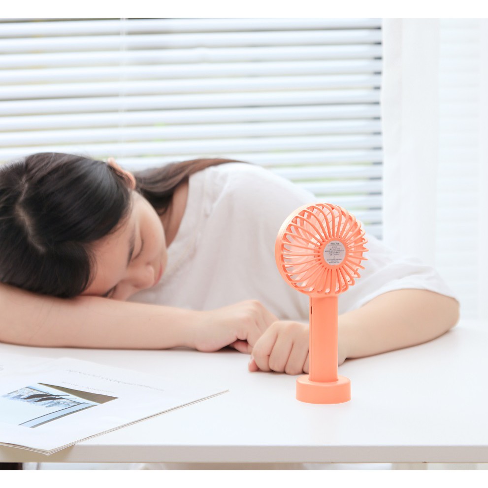 Quạt mini cầm tay Yoobao F3S pin sạc 3000mAh Tặng kèm đế để bàn